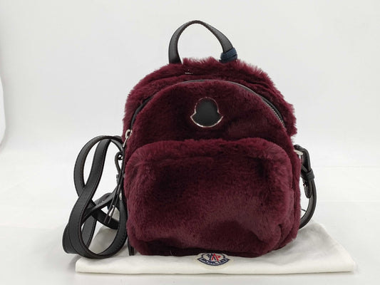 MONCLER MONCLER Faux Fur Shoulder Bag KILIA SMALL Backpack