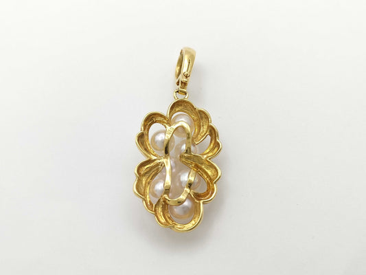 Pearl Diameter Approx. 5.5-5.9mm K18 8.2g Pendant Top 