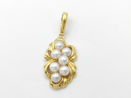 Pearl Diameter Approx. 5.5-5.9mm K18 8.2g Pendant Top 