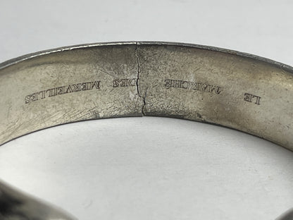 GUCCI Arabesque Cat Head Bangle Stone Bracelet/Bangle