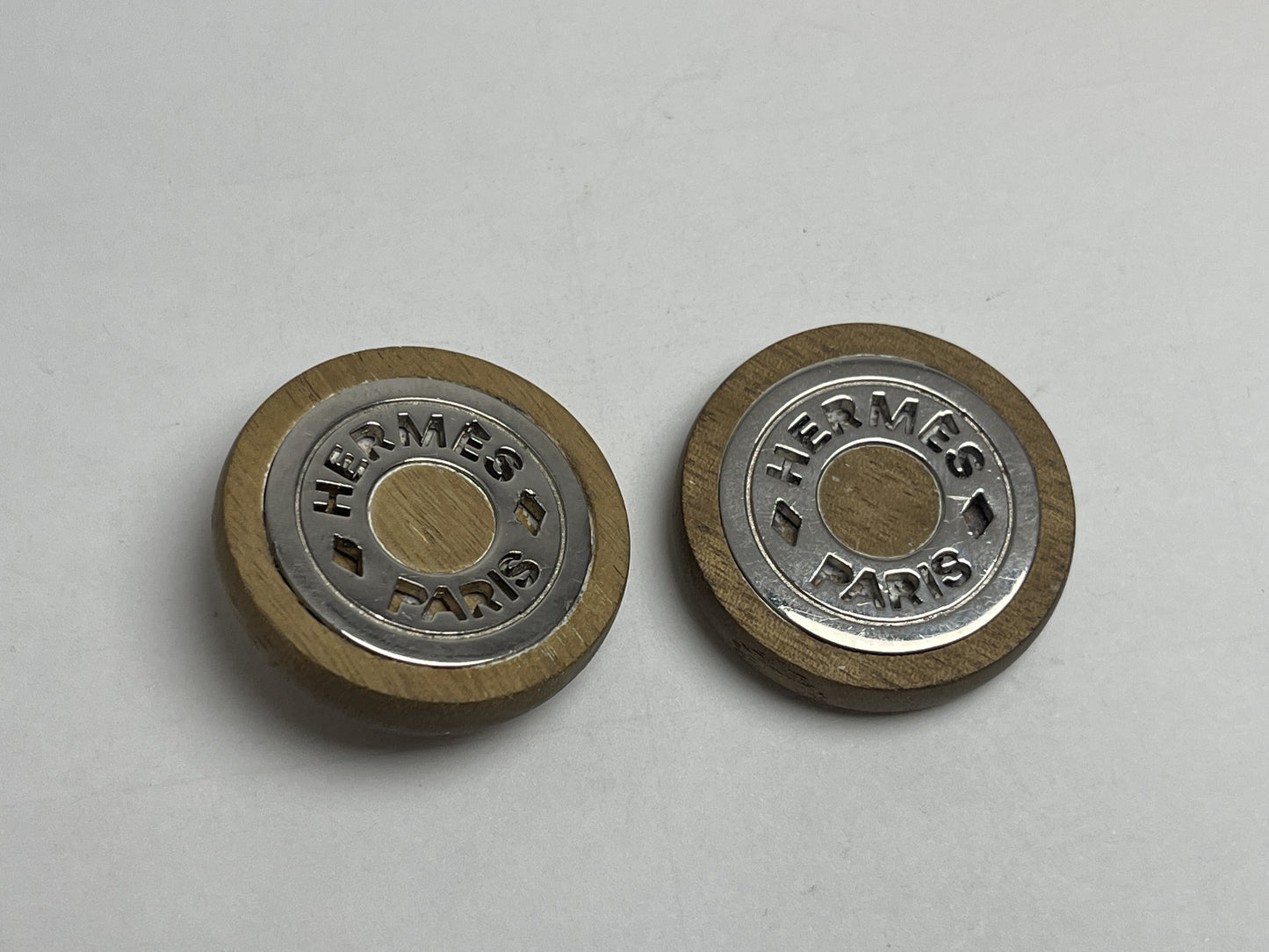 HERMES Serie Wood Earrings