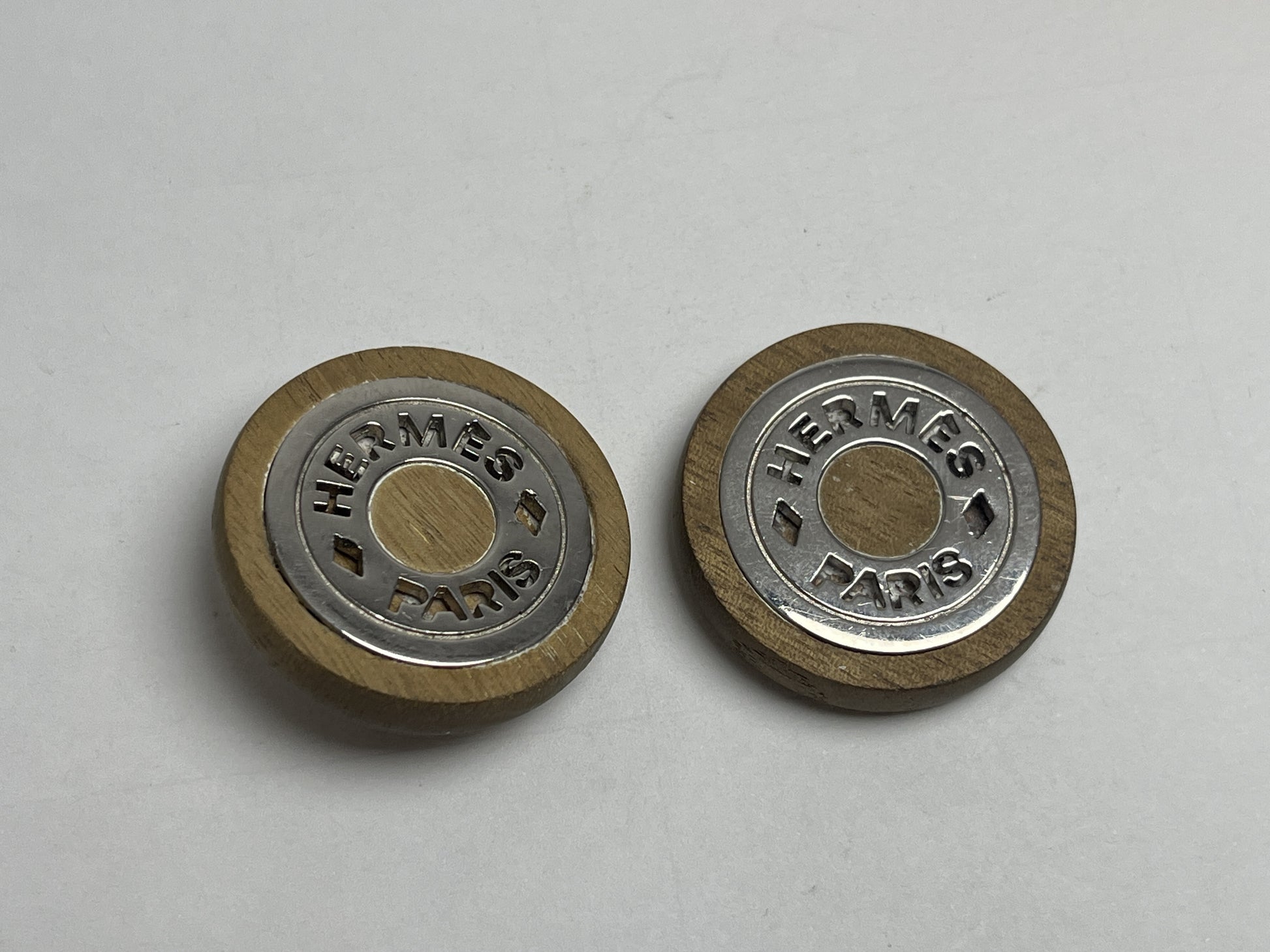 HERMES Serie Wood Earrings