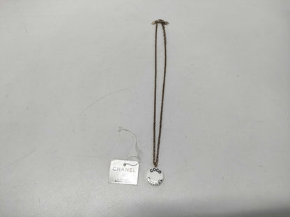 CHANEL CHANEL 07P COCO CHANEL Logo Circle Necklace Necklace