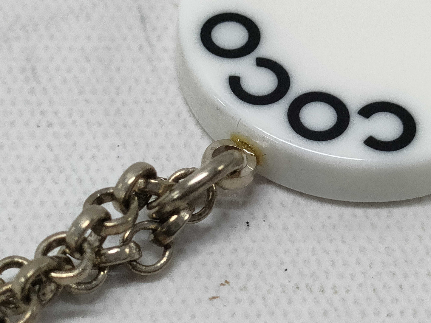 CHANEL CHANEL 07P COCO CHANEL Logo Circle Necklace Necklace