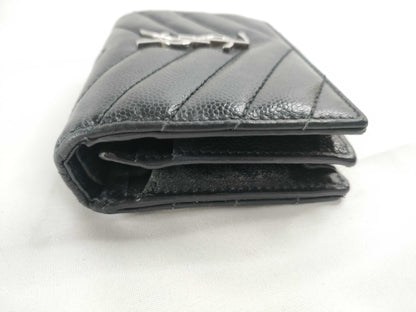 SAINT LAURENT Black Bi-Fold Wallet Wallet