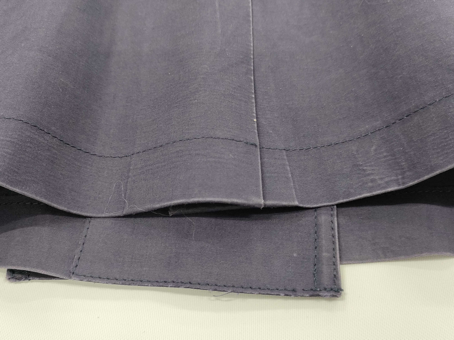 HERMES Mackintosh Coat Navy SM Coat