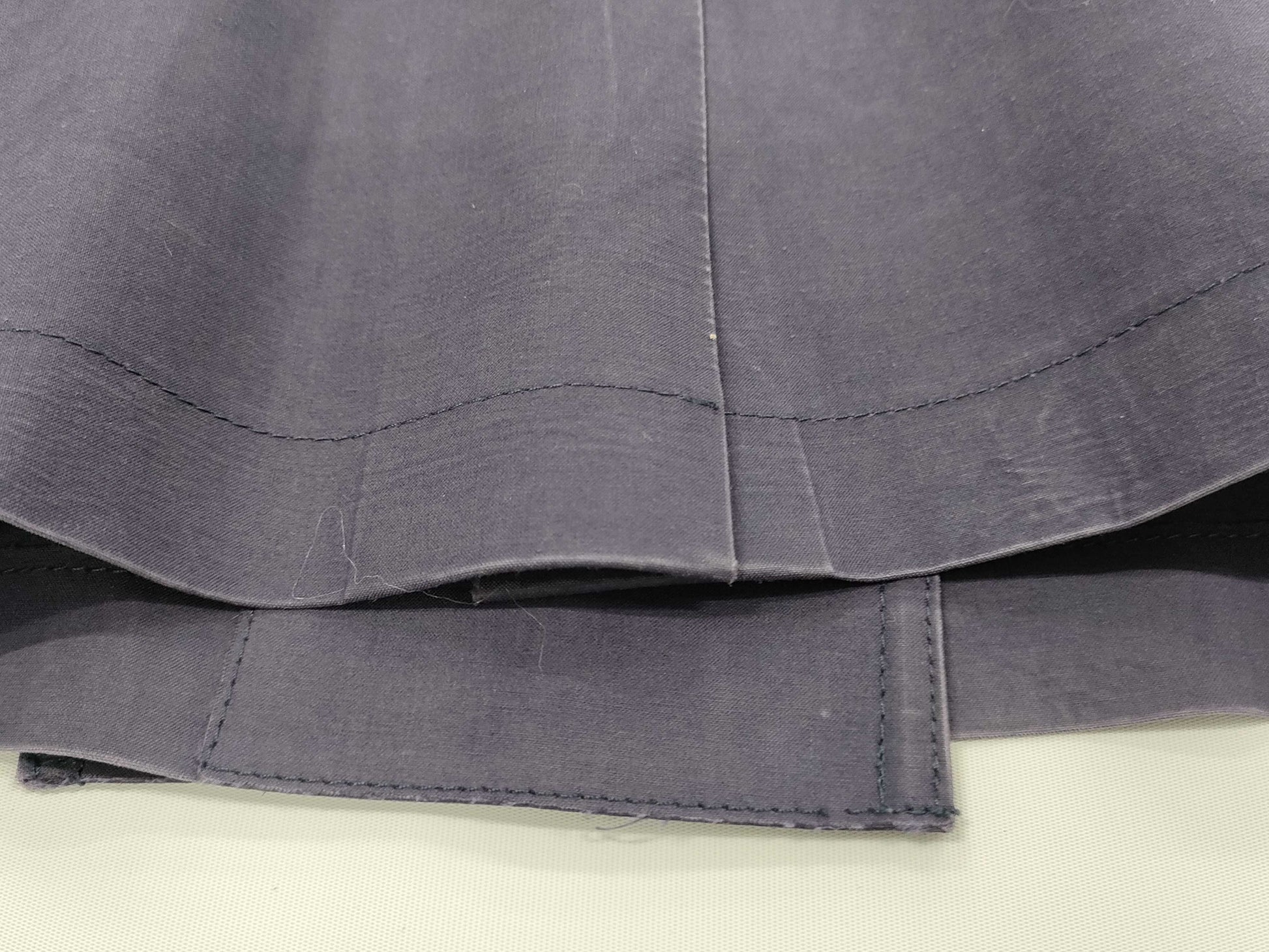 HERMES Mackintosh Coat Navy SM Coat