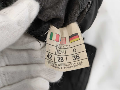 FENDI Zucca print reversible nylon dress in brown and black, size 42