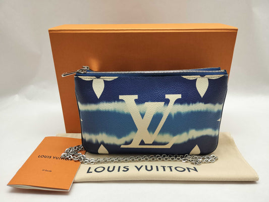 LOUIS VUITTON LV Monogram Escal Pochette Double Zip Shoulder Bag