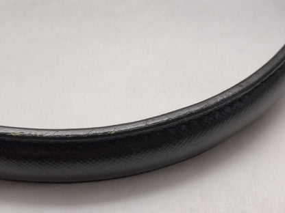 Salvatore Ferragamo Gancini Ferragamo Gancini 2-way leather black handbag