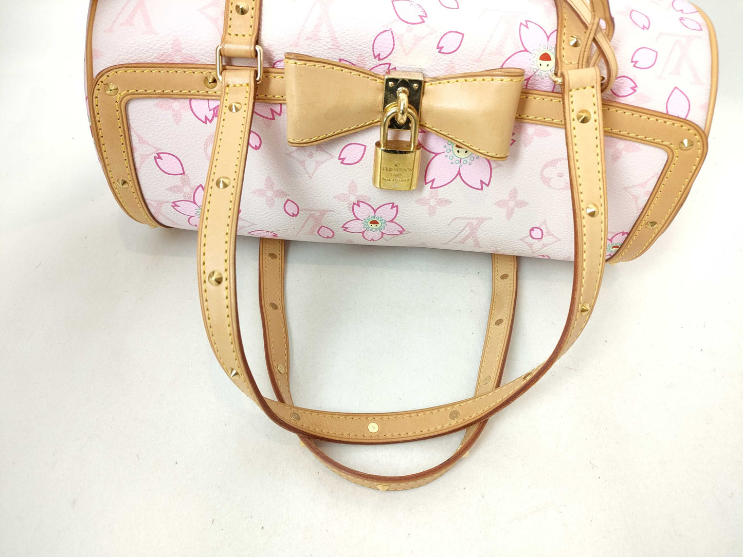 LOUIS VUITTON Monogram Cherry Monogram Cherry Papillon 26 Murakami Takashi M92010 Handbag