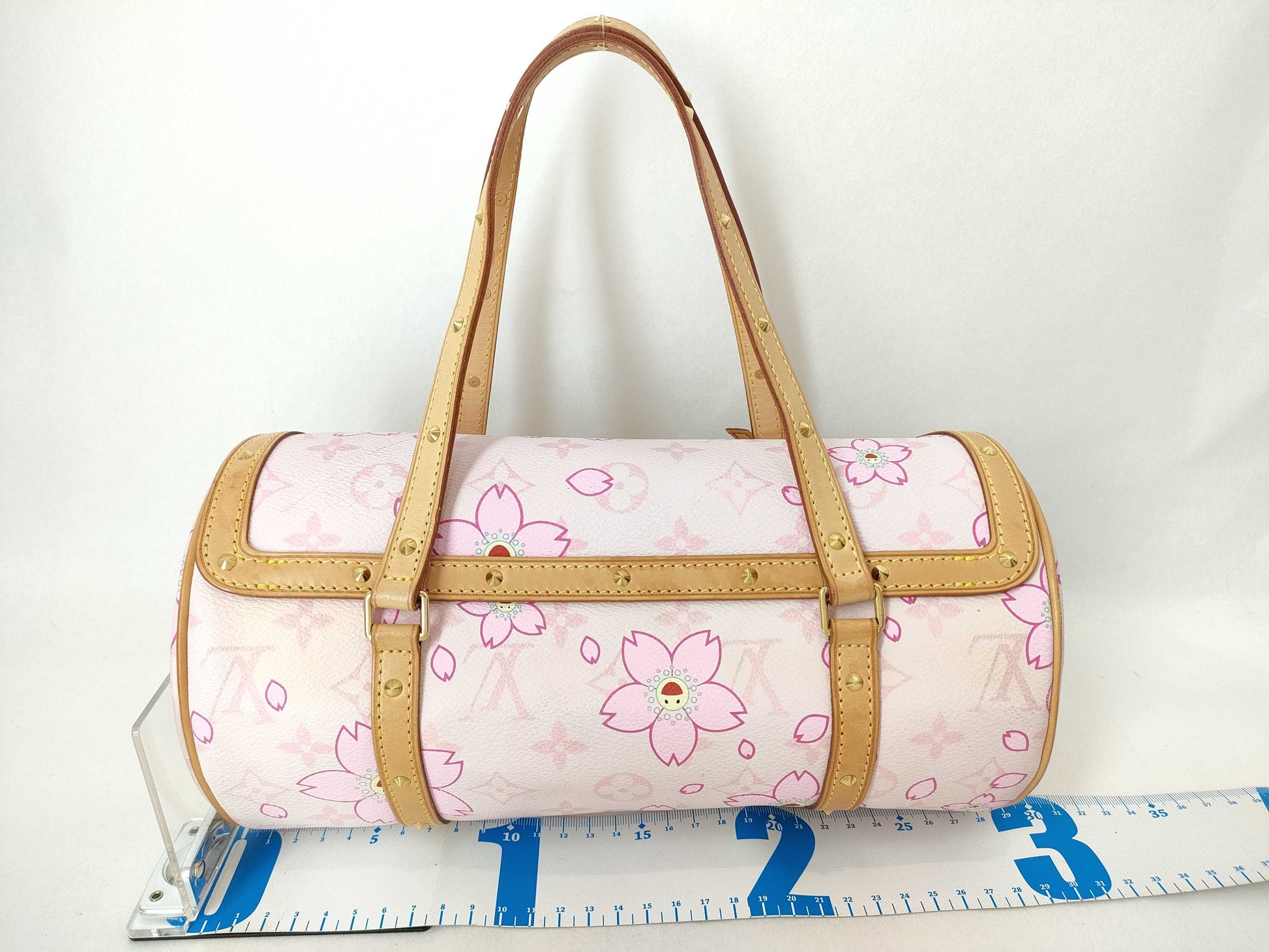 LOUIS VUITTON Monogram Cherry Monogram Cherry Papillon 26 Murakami Takashi M92010 Handbag