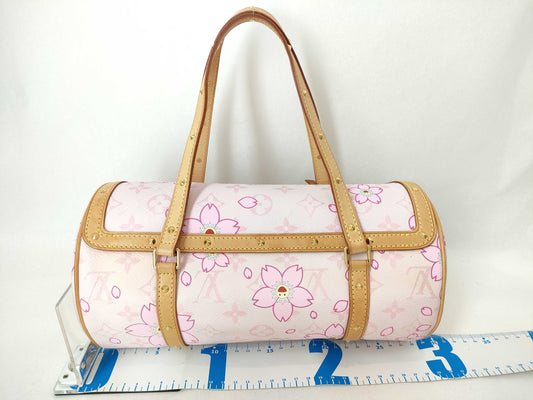 LOUIS VUITTON Monogram Cherry Monogram Cherry Papillon 26 Murakami Takashi M92010 Handbag