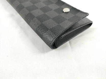LOUIS VUITTON Damier Graffit Louis Vuitton Damier Graffit Porte Feuille Ronmodular Wallet