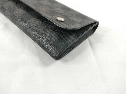 LOUIS VUITTON Damier Graffit Louis Vuitton Damier Graffit Porte Feuille Ronmodular Wallet