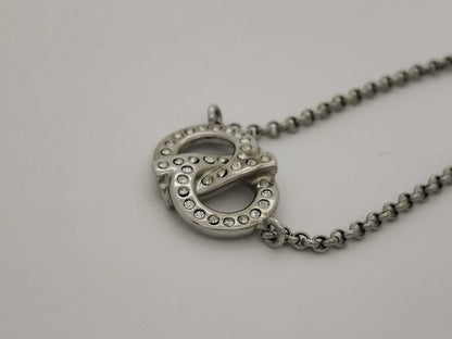 Salvatore Ferragamo Gancini Ferrgamo Rhinestone Necklace Necklace