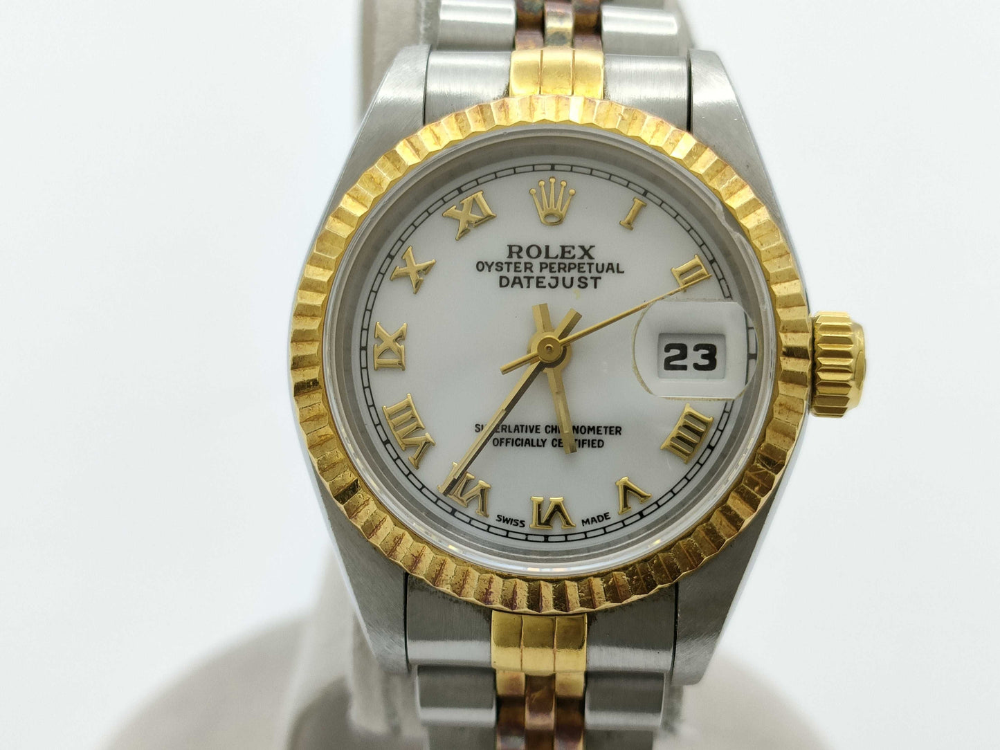 ROLEX Rolex 69173 T897768 White Dial Women's Watch