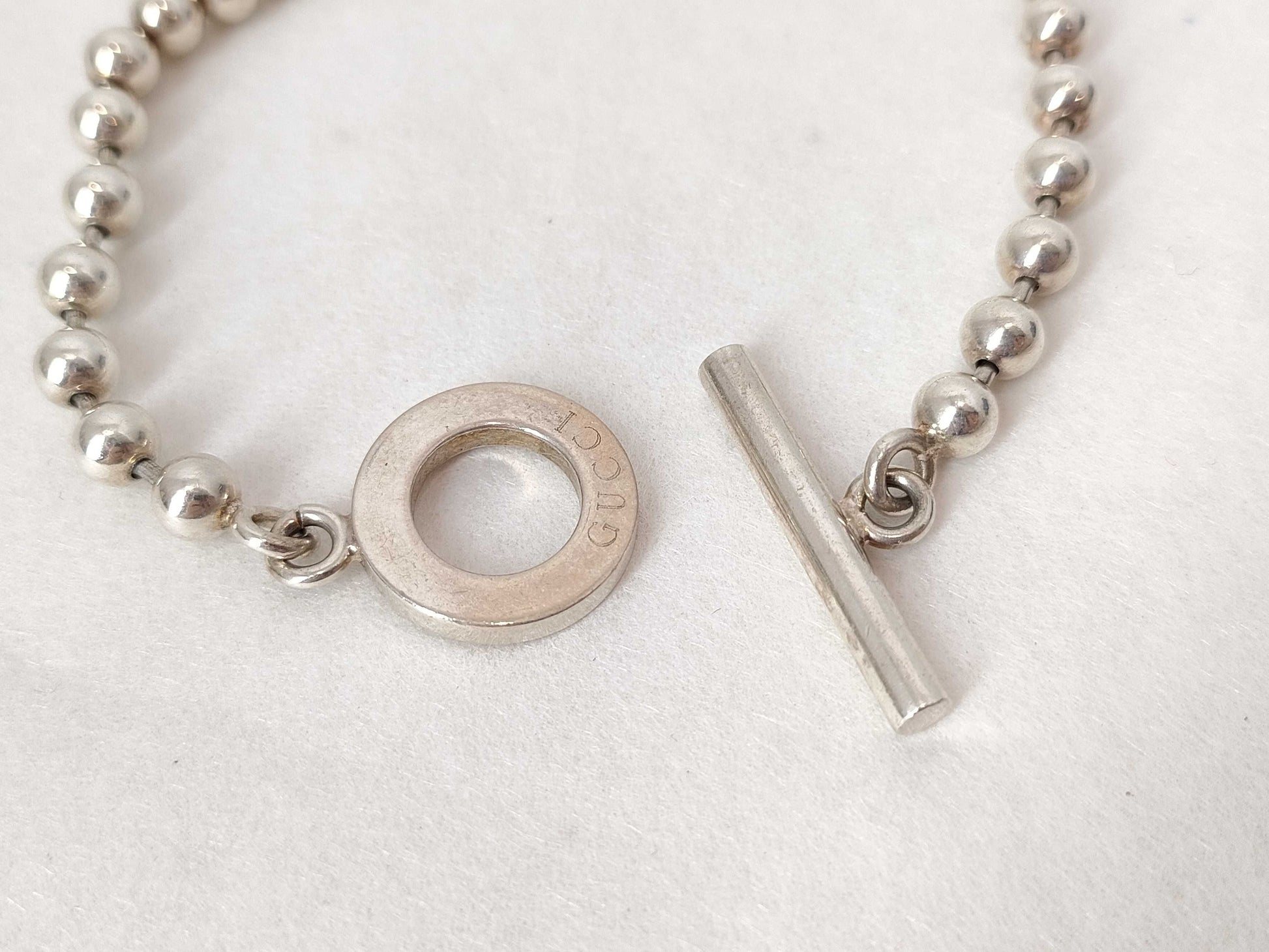 GUCCI GUCCI Gucci Ball Chain Bracelet SV925 Bracelet Bangle