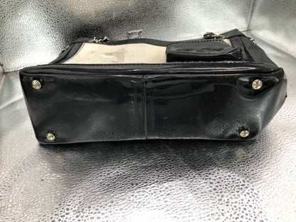 CHANEL Cocomark Chain Shoulder Bag with Seal 10331816 Patent Leather/Harako Black/White Shoulder Bag