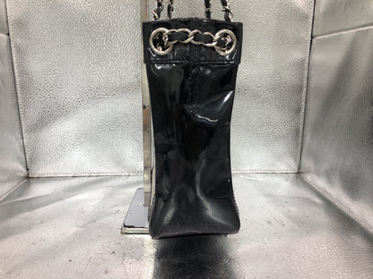 CHANEL Cocomark Chain Shoulder Bag with Seal 10331816 Patent Leather/Harako Black/White Shoulder Bag