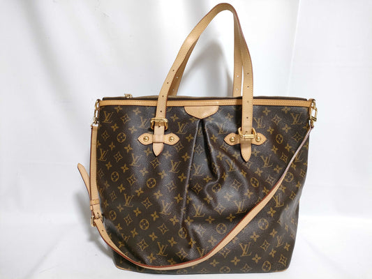 LOUIS VUITTON Monogram Louis Vuitton Palermo GM Shoulder Bag