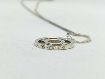 Tiffany&Co. Atlas Tiffany Atlas Open Medallion Necklace SV925 Necklace