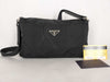 PRADA Nylon Prada Tesuto Shoulder Bag B9716 Black Shoulder Bag