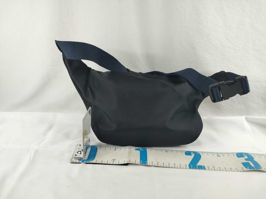 BALENCIAGA Nylon Canvas Body Bag Black Waist Bag