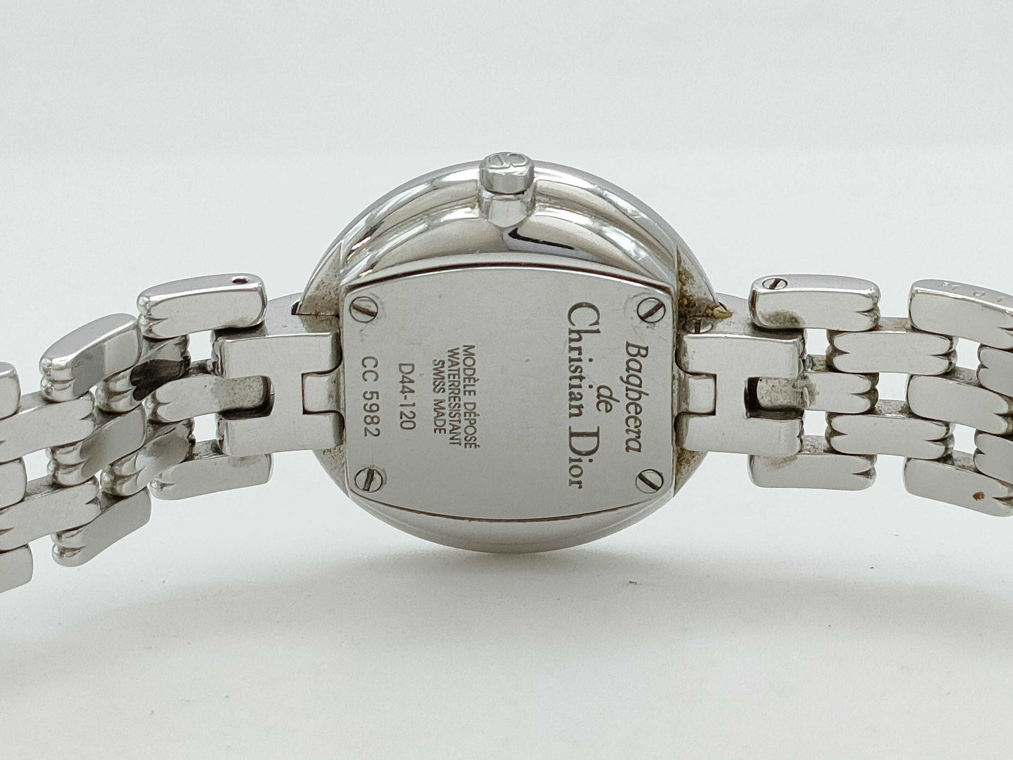 Dior D44-120 CC5982 Quartz Grey Dial Immovable No Guaranteed Operation Women's Watch