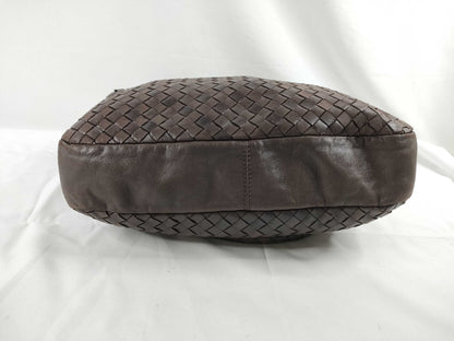 BOTTEGA VENETA Intrecciato Leather Handbag Brown Handbag