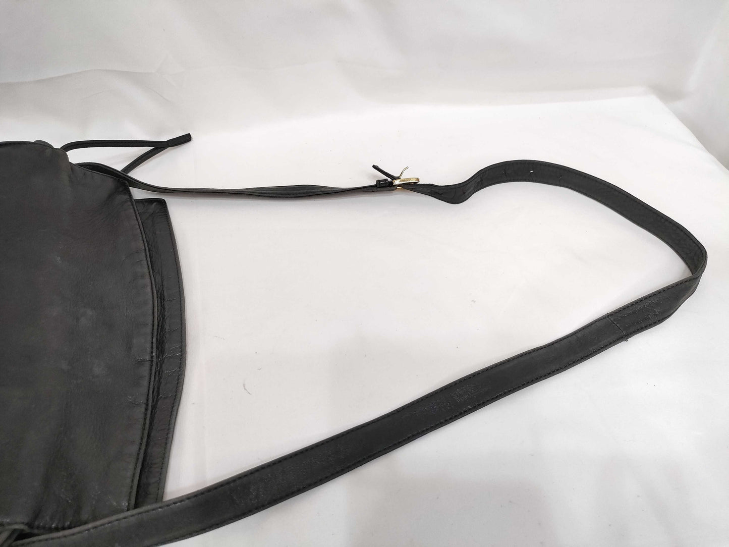 LOEWE Leather Shoulder Bag Black Shoulder Bag