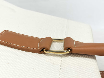 CELINE Horizontal Cave Canvas Tote Bag