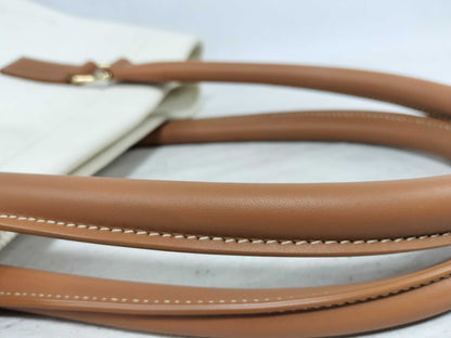 CELINE Horizontal Cave Canvas Tote Bag