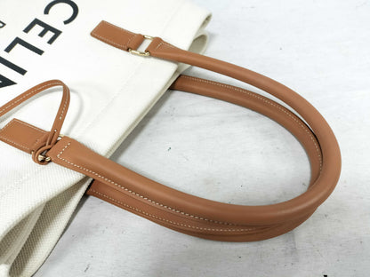 CELINE Horizontal Cave Canvas Tote Bag