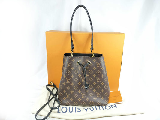 LOUIS VUITTON Monogram Monogram Neonoe Noir M44020 Shoulder Bag