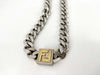 FENDI FF Logo Necklace Metal Silver x Gold Necklace