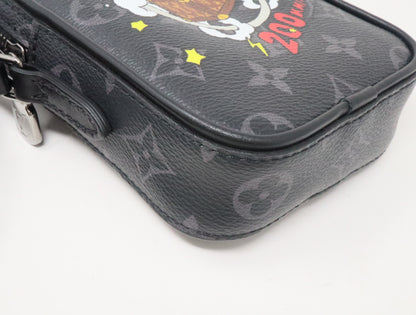 LOUIS VUITTON Monogram Eclipse Danube PM M45928 RFID Shoulder Bag