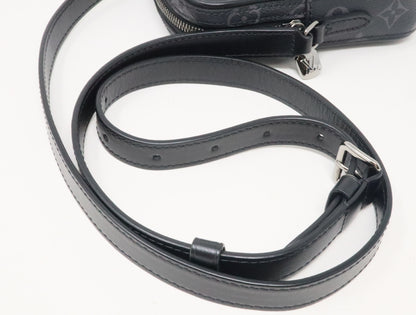 LOUIS VUITTON Monogram Eclipse Danube PM M45928 RFID Shoulder Bag