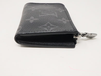 LOUIS VUITTON Monogram Eclipse Porte Monajour M63536 MB1139 Wallet