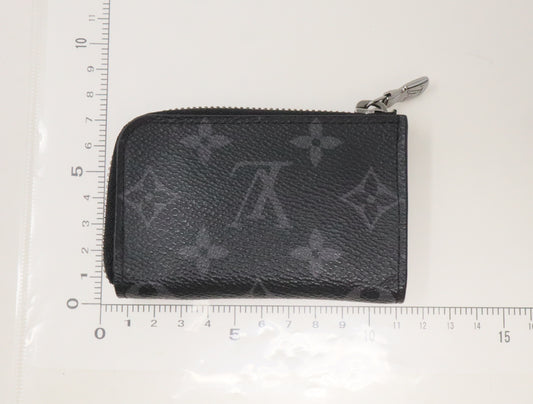 LOUIS VUITTON Monogram Eclipse Porte Monajour M63536 MB1139 Wallet