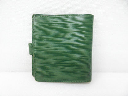 LOUIS VUITTON LOUIS VUITTON Louis Vuitton M63554 Epi Porto Vier Compact Bi-Fold Wallet Wallet Wallet