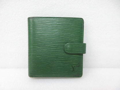 LOUIS VUITTON LOUIS VUITTON Louis Vuitton M63554 Epi Porto Vier Compact Bi-Fold Wallet Wallet Wallet