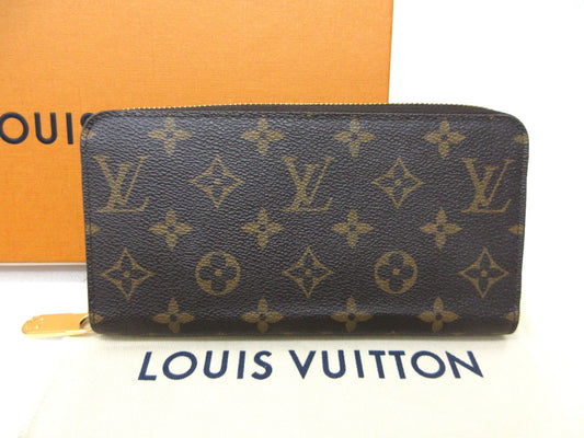 LOUIS VUITTON LOUIS VUITTON Louis Vuitton Zippy Wallet Long Wallet Monogram M42616 RFID Wallet