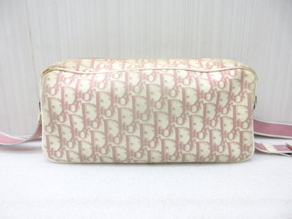 Dior Christian Dior Decorative Floral Motif Trotter Shoulder Back 1013 Approx. W27xH13cm Shoulder Bag