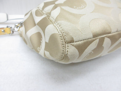 COACH COACH 14579 Op Art Canvas x Patent Leather 2WAY Handbag Shoulder Shoulder Bag