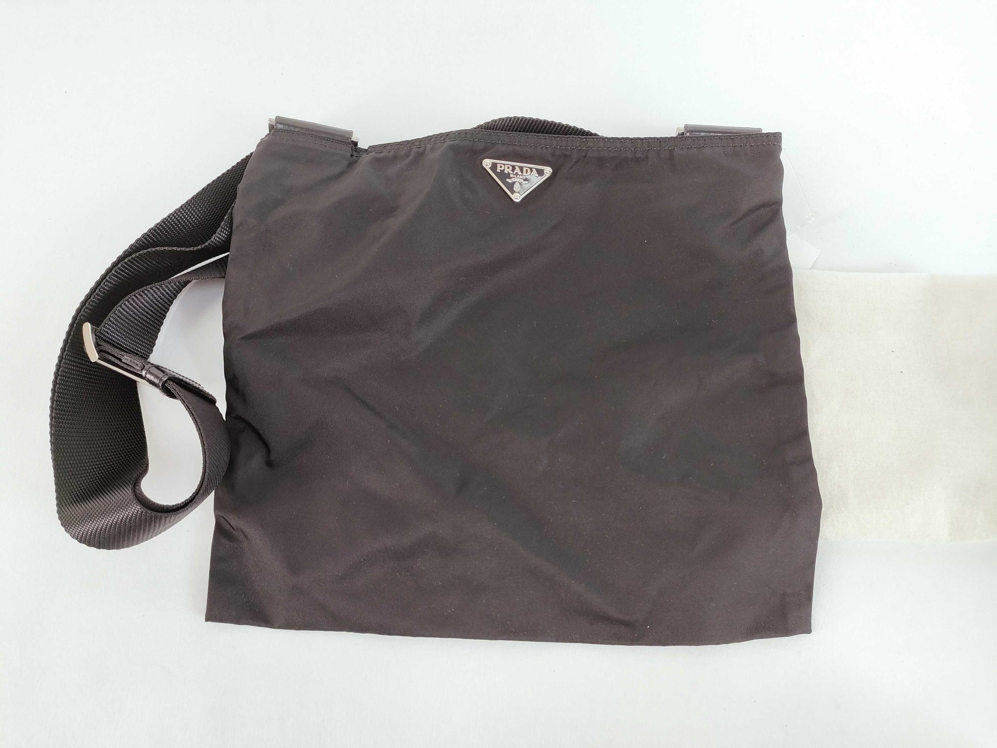 PRADA Nylon Prada Triangle Logo Plate Shoulder Bag Shoulder Bag