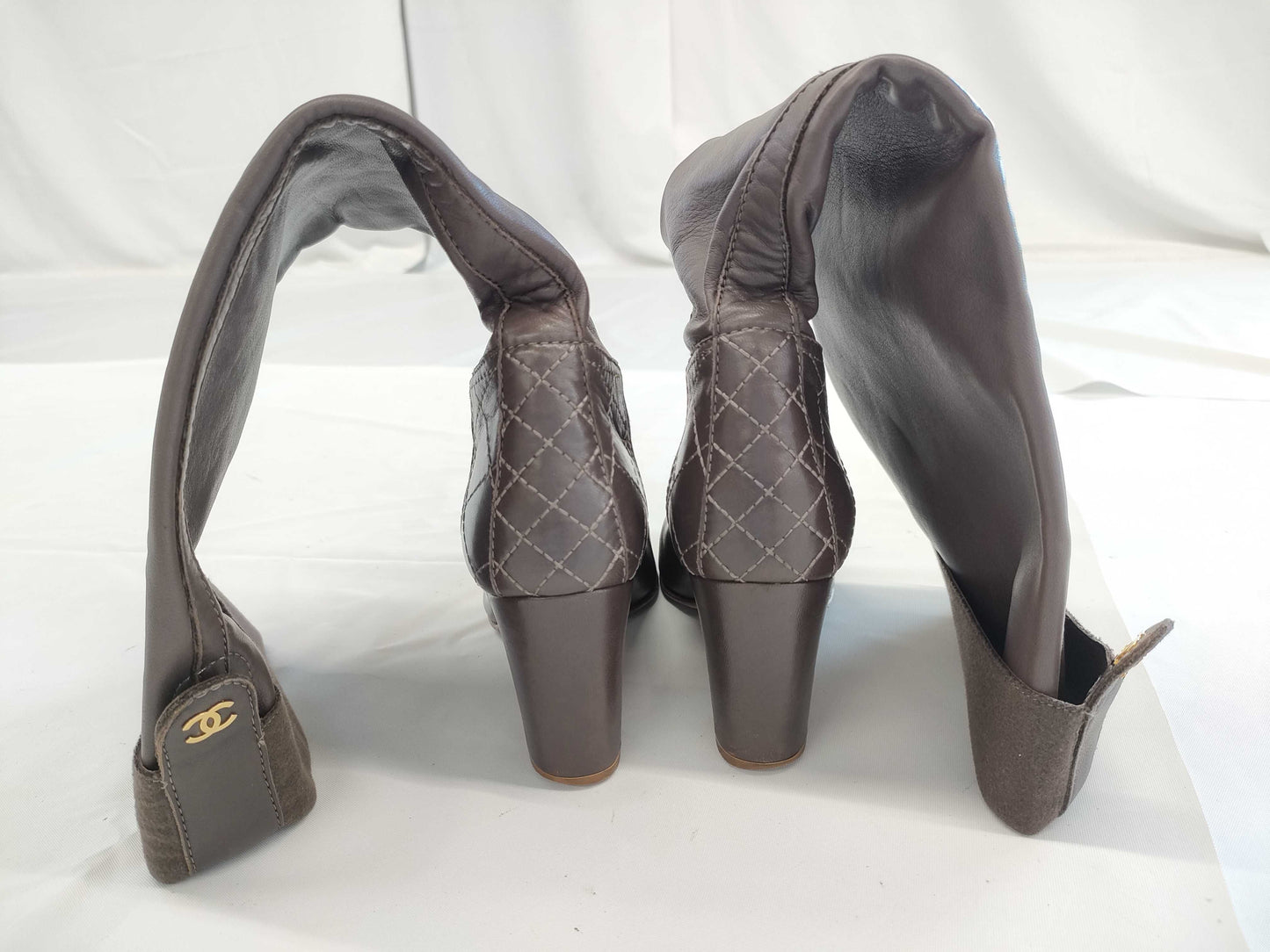 CHANEL Boots with Bag Size 35 Other Shoes