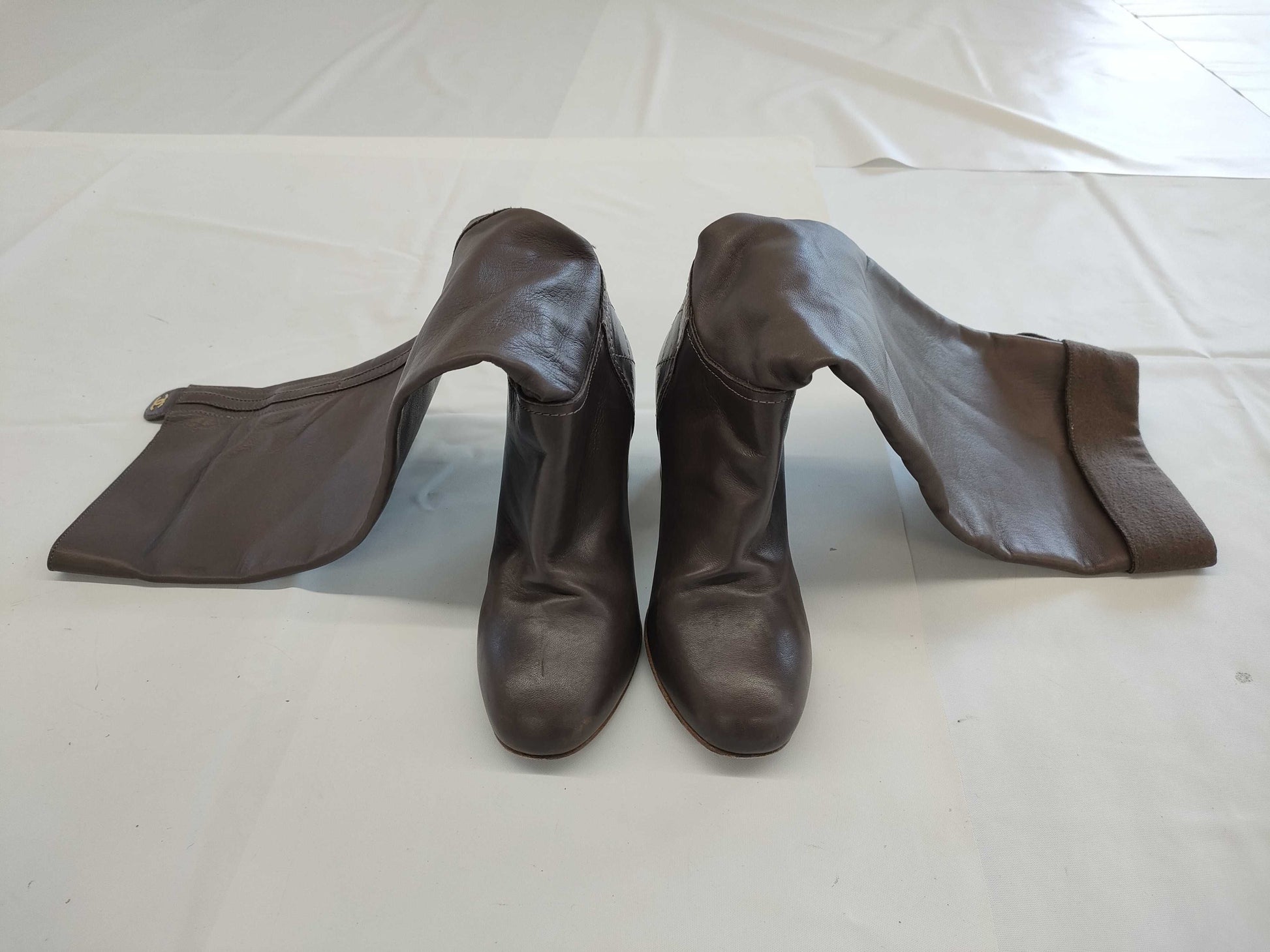 CHANEL Boots with Bag Size 35 Other Shoes