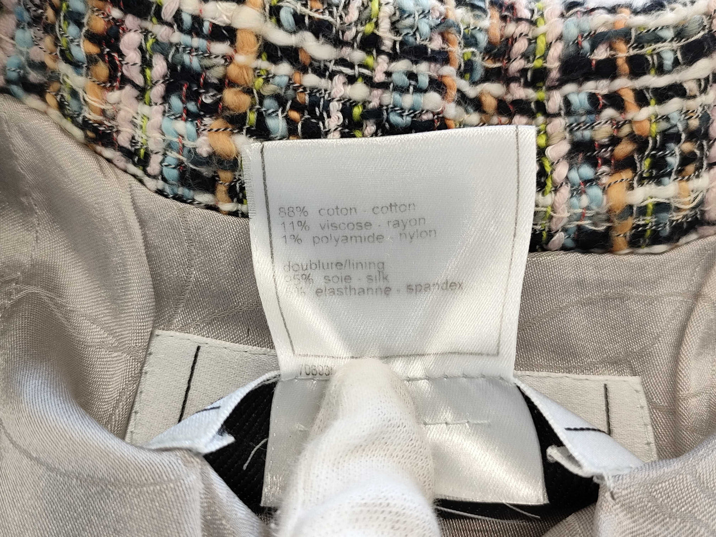 CHANEL 04P P23519 38 Tweed Jacket