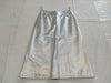 CHANEL All Leather Skirt Size 34